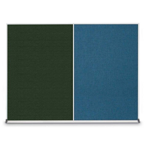 Triple Door Radius Corkboard, 96"X48", B